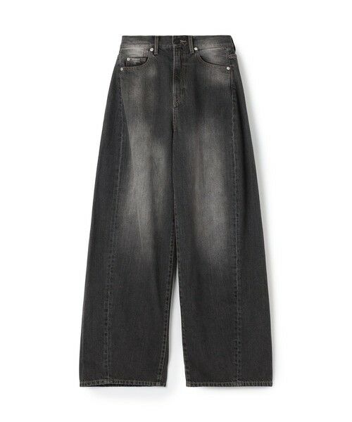 TOMORROWLAND / トゥモローランド デニムパンツ | ブラックデニム バルーンパンツ（17 チャコールグレー）