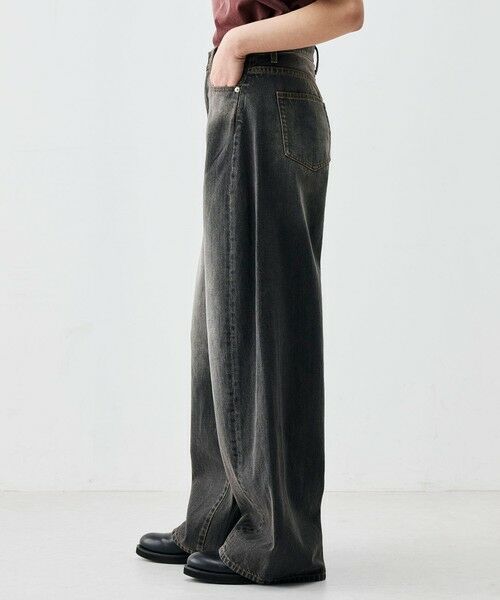TOMORROWLAND / トゥモローランド デニムパンツ | ブラックデニム バルーンパンツ | 詳細4