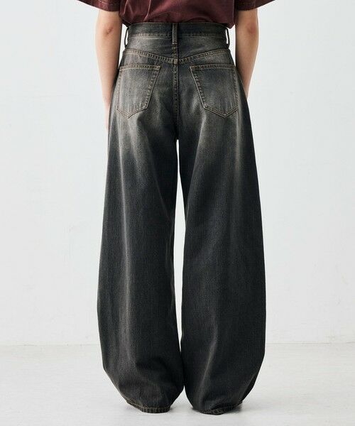 TOMORROWLAND / トゥモローランド デニムパンツ | ブラックデニム バルーンパンツ | 詳細5