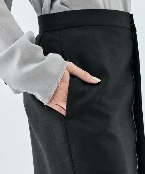 TOMORROWLAND / トゥモローランド ロング・マキシ丈スカート | ドライツイル フロントジップスカート | 詳細7