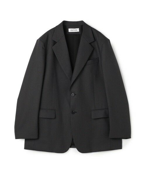 TOMORROWLAND / トゥモローランド テーラードジャケット | ドライツイル 2Bジャケット（17 チャコールグレー）