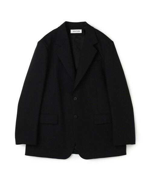 TOMORROWLAND / トゥモローランド テーラードジャケット | ドライツイル 2Bジャケット（19 ブラック）