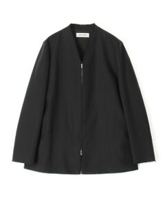 TOMORROWLAND / トゥモローランド ノーカラージャケット | ドライツイル ZIPジャケット