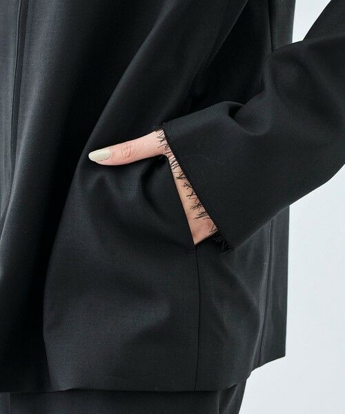 TOMORROWLAND / トゥモローランド ノーカラージャケット | ドライツイル ZIPジャケット | 詳細10