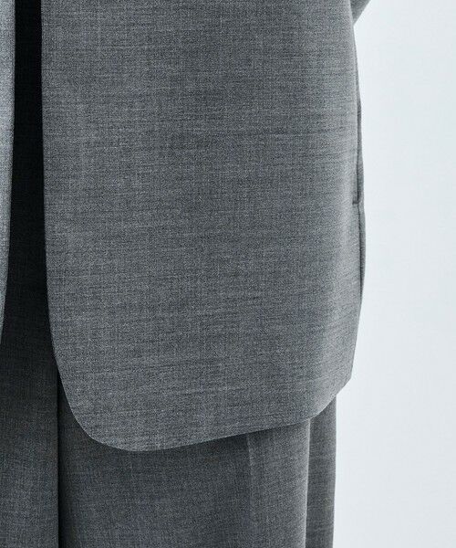 TOMORROWLAND / トゥモローランド ノーカラージャケット | 【WEB先行予約】Super140’sトロピカルウール ノーカラージャケット | 詳細10