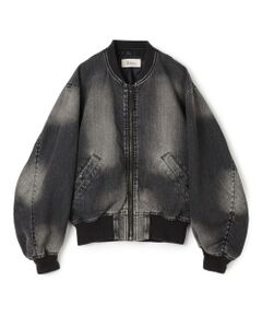 TOMORROWLAND / トゥモローランド ブルゾン | ブラックデニム MA-1ジャケット