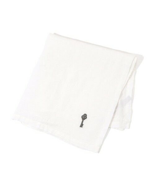 TOMORROWLAND / トゥモローランド キッチンツール | エンブロイダリー プレーンリネン ナプキン（45cm X 45cm）（11 ホワイト）