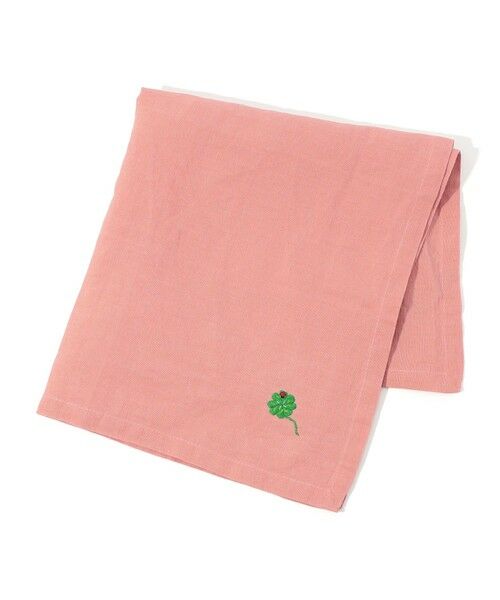 TOMORROWLAND / トゥモローランド キッチンツール | エンブロイダリー プレーンリネン ナプキン（45cm X 45cm）（33 ピンク）