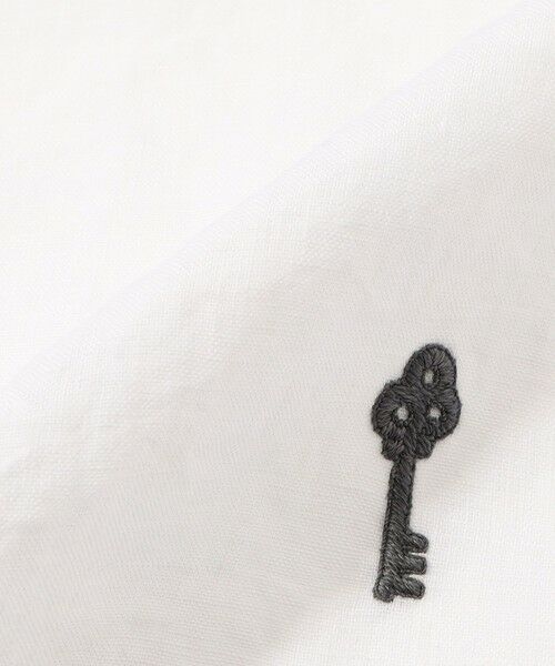 TOMORROWLAND / トゥモローランド キッチンツール | エンブロイダリー プレーンリネン ナプキン（45cm X 45cm） | 詳細7