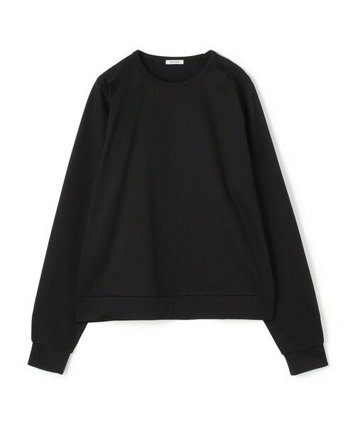 TOMORROWLAND / トゥモローランド スウェット | コットンモックロディ クルーネックプルオーバー（19 ブラック）