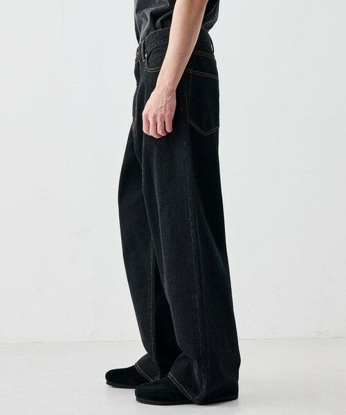 TOMORROWLAND / トゥモローランド デニムパンツ | ブラックデニム バギーパンツ | 詳細3