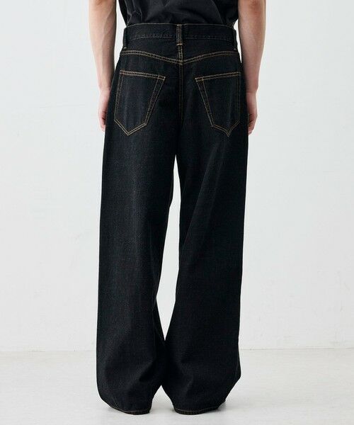 TOMORROWLAND / トゥモローランド デニムパンツ | ブラックデニム バギーパンツ | 詳細4