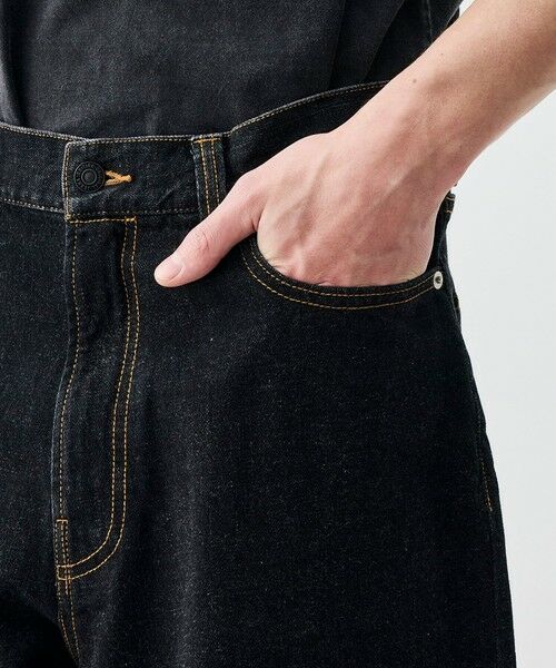 TOMORROWLAND / トゥモローランド デニムパンツ | ブラックデニム バギーパンツ | 詳細7