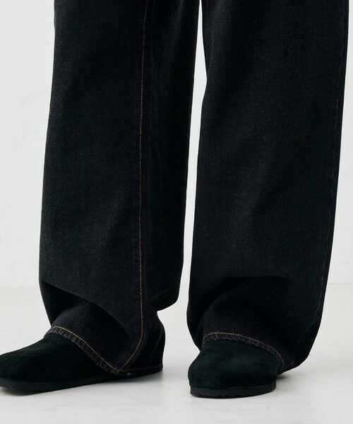 TOMORROWLAND / トゥモローランド デニムパンツ | ブラックデニム バギーパンツ | 詳細8