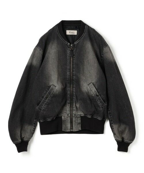 TOMORROWLAND / トゥモローランド Gジャン・デニムジャケット | ブラックデニム MA-1ジャケット（17 チャコールグレー）