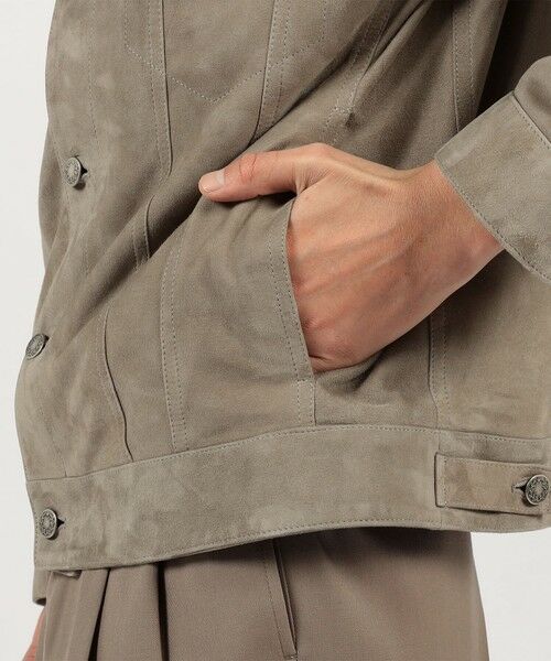 TOMORROWLAND / トゥモローランド ブルゾン | 【WEB先行予約・別注】EMMETI ラムスエード トラッカージャケット | 詳細9