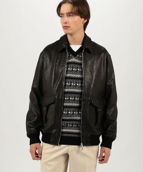 TOMORROWLAND / トゥモローランド ブルゾン | 【WEB先行予約・別注】EMMETI AKRON ラムレザー ブルゾン | 詳細1