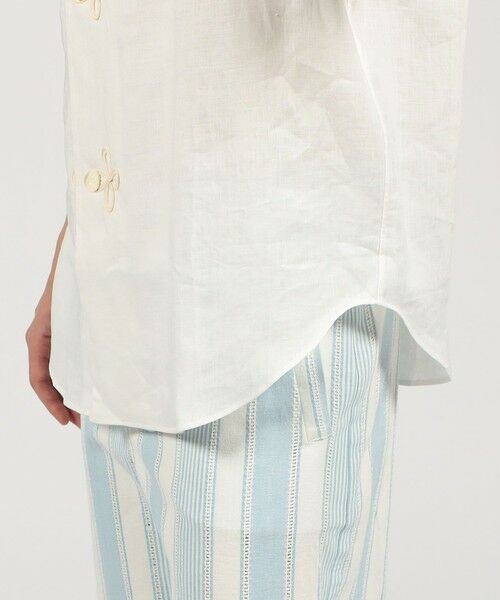 TOMORROWLAND / トゥモローランド シャツ・ブラウス | HAVERSACK ATTIRE リネンポプリン スリーピングシャツ | 詳細7