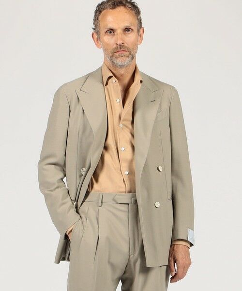 TOMORROWLAND / トゥモローランド セットアップ | CARUSO ウール ダブルブレステッド4Bスーツ | 詳細1