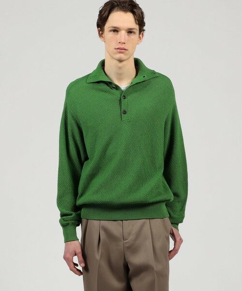 TOMORROWLAND / トゥモローランド ニット・セーター | TOMORROWLAND tricot ギマコットンニット スタンドカラープルオーバー | 詳細1