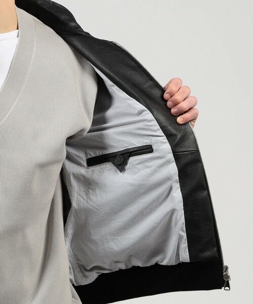 TOMORROWLAND / トゥモローランド ブルゾン | 【WEB先行予約・別注】EMMETI GREYSON カーフ ドライビングブルゾン | 詳細5