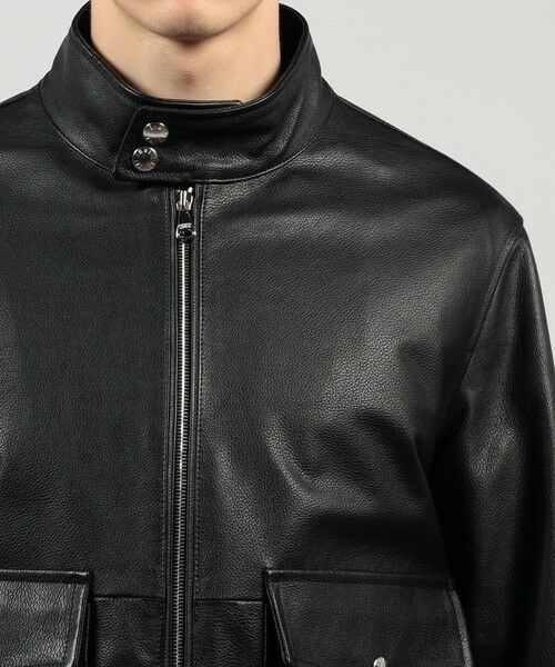 TOMORROWLAND / トゥモローランド ブルゾン | 【WEB先行予約・別注】EMMETI GREYSON カーフ ドライビングブルゾン | 詳細6