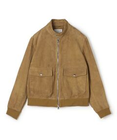 TOMORROWLAND / トゥモローランド ブルゾン | 【WEB先行予約・別注】EMMETI GREYSON ラムスエード ドライビングブルゾン