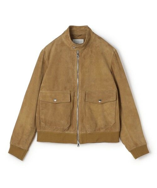 TOMORROWLAND / トゥモローランド ブルゾン | 【WEB先行予約・別注】EMMETI GREYSON ラムスエード ドライビングブルゾン（45 ベージュ）