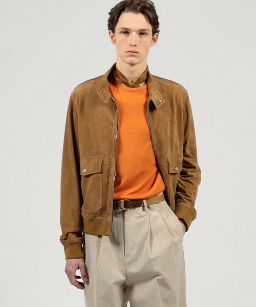 TOMORROWLAND / トゥモローランド ブルゾン | 【WEB先行予約・別注】EMMETI GREYSON ラムスエード ドライビングブルゾン | 詳細1