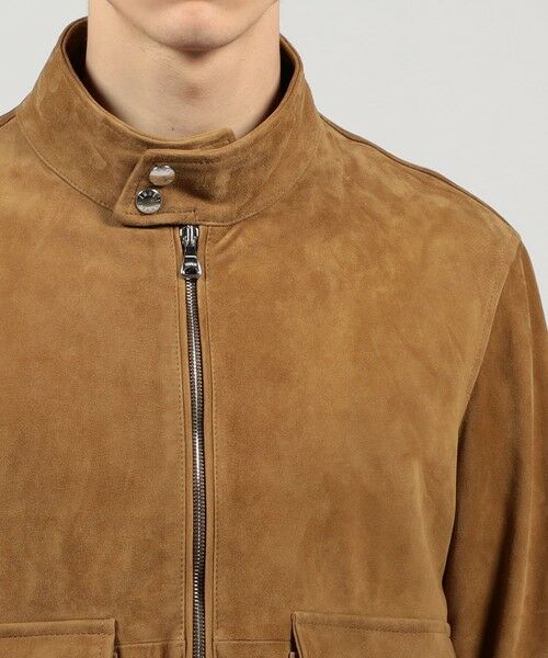 TOMORROWLAND / トゥモローランド ブルゾン | 【WEB先行予約・別注】EMMETI GREYSON ラムスエード ドライビングブルゾン | 詳細6
