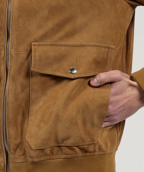 TOMORROWLAND / トゥモローランド ブルゾン | 【WEB先行予約・別注】EMMETI GREYSON ラムスエード ドライビングブルゾン | 詳細8