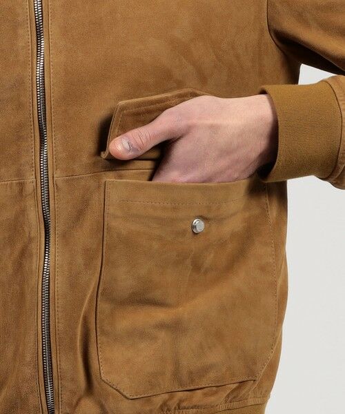 TOMORROWLAND / トゥモローランド ブルゾン | 【WEB先行予約・別注】EMMETI GREYSON ラムスエード ドライビングブルゾン | 詳細9