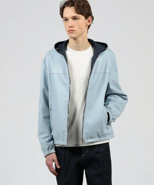 TOMORROWLAND / トゥモローランド ブルゾン | 【WEB先行予約・別注】EMMETI LUCA ラムレザー リバーシブルフーデッドブルゾン | 詳細1