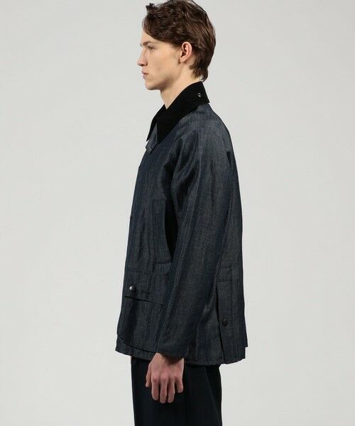 TOMORROWLAND / トゥモローランド ブルゾン | 【WEB先行予約・別注】Barbour Classic BEDALE ウールリネン ブルゾン DORMEUIL | 詳細3
