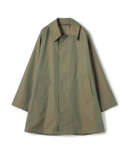 TOMORROWLAND / トゥモローランド ステンカラーコート | 【WEB先行予約・別注】INVERTERE コットンシルクギャバジン ステンカラーコート（55 カーキ）