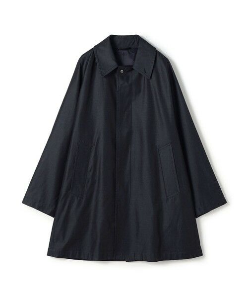 TOMORROWLAND / トゥモローランド ステンカラーコート | 【WEB先行予約・別注】INVERTERE コットンシルクギャバジン ステンカラーコート（69 ネイビー）