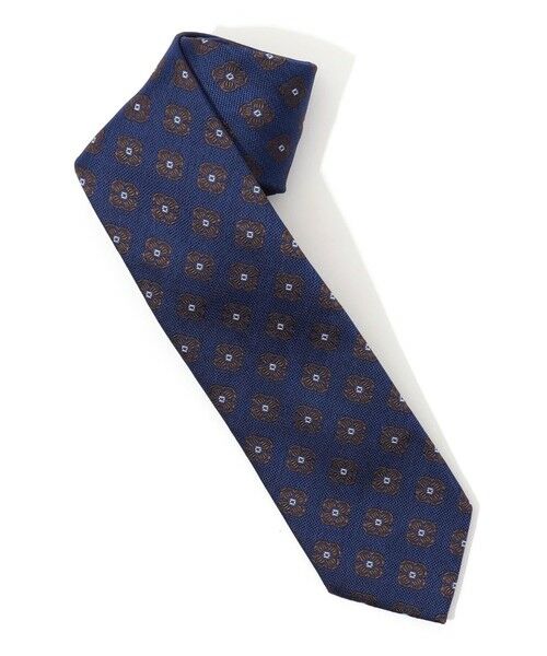 TOMORROWLAND / トゥモローランド ネクタイ | STEFANO BIGI シルクジャガード 小紋柄ネクタイ（66 ブルー系）