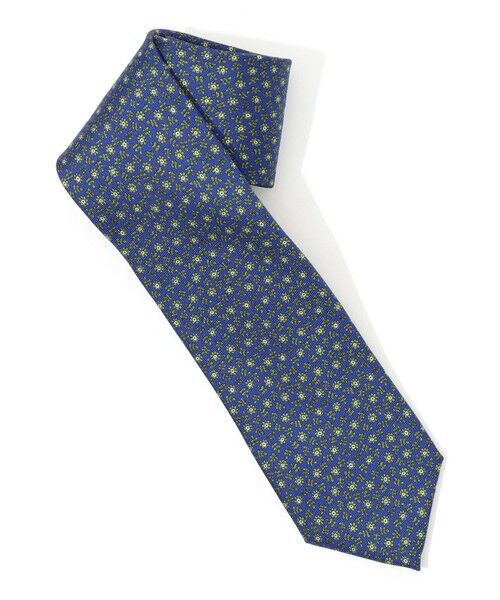 TOMORROWLAND / トゥモローランド ネクタイ | STEFANO BIGI シルクプリント 小紋柄ネクタイ（68 ブルー系）