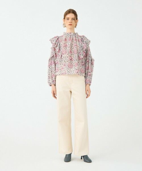 TOMORROWLAND / トゥモローランド シャツ・ブラウス | ラメカットジャカード フリルブラウス | 詳細1