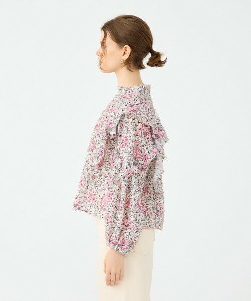 TOMORROWLAND / トゥモローランド シャツ・ブラウス | ラメカットジャカード フリルブラウス | 詳細3