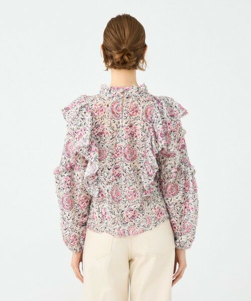 TOMORROWLAND / トゥモローランド シャツ・ブラウス | ラメカットジャカード フリルブラウス | 詳細4