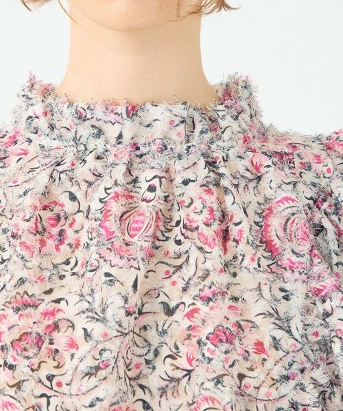 TOMORROWLAND / トゥモローランド シャツ・ブラウス | ラメカットジャカード フリルブラウス | 詳細5