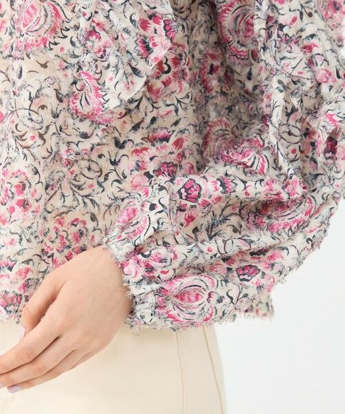 TOMORROWLAND / トゥモローランド シャツ・ブラウス | ラメカットジャカード フリルブラウス | 詳細7