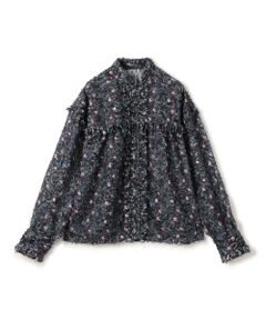 TOMORROWLAND / トゥモローランド シャツ・ブラウス | ラメカットジャカード カラーフリルブラウス