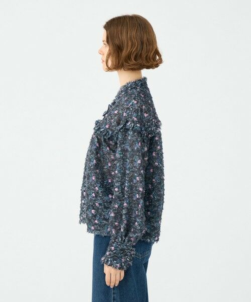 TOMORROWLAND / トゥモローランド シャツ・ブラウス | ラメカットジャカード カラーフリルブラウス | 詳細3