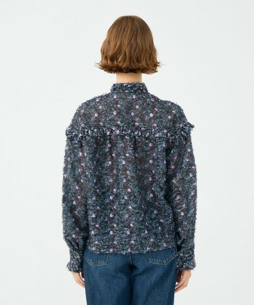 TOMORROWLAND / トゥモローランド シャツ・ブラウス | ラメカットジャカード カラーフリルブラウス | 詳細4