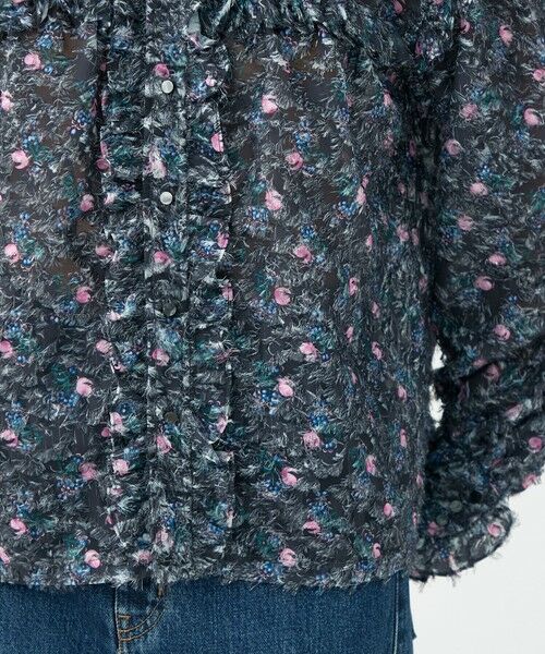 TOMORROWLAND / トゥモローランド シャツ・ブラウス | ラメカットジャカード カラーフリルブラウス | 詳細7