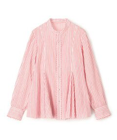 TOMORROWLAND / トゥモローランド シャツ・ブラウス | コットンボイルプリント バイカラーAラインブラウス