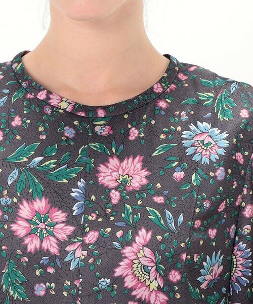 TOMORROWLAND / トゥモローランド ロング・マキシ丈ワンピース | ポリエステルサテンプリント ソフトマーメイドワンピース | 詳細4