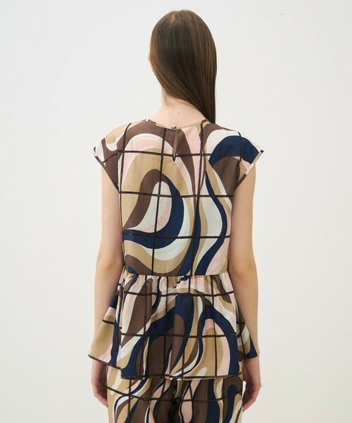 TOMORROWLAND / トゥモローランド シャツ・ブラウス | 【WEB先行予約】アイレットウェーブプリント チュチュブラウス | 詳細4